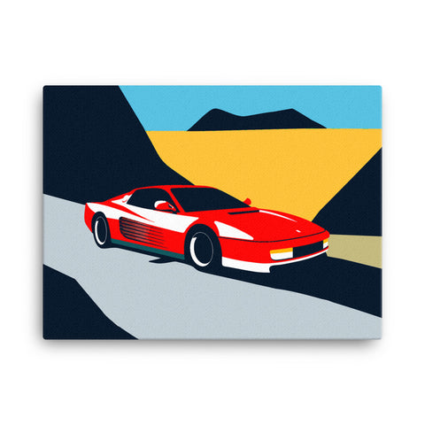 Ferrari Testarossa Canvas