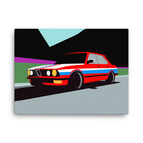 BMW Retro Canvas