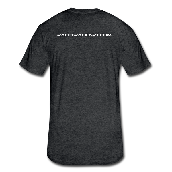 Fitted Cotton/Poly T-Shirt by Next Level - heather black