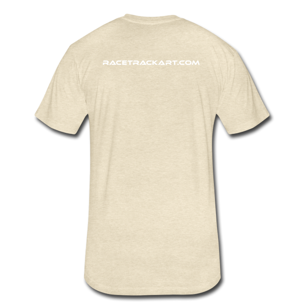 Fitted Cotton/Poly T-Shirt by Next Level - heather cream