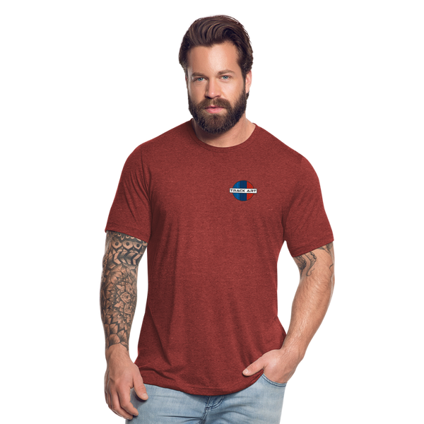 Unisex Jersey T-Shirt by Bella + Canvas - heather cranberry